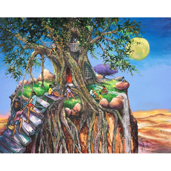 Donald Waters Oasis Fine Art Print