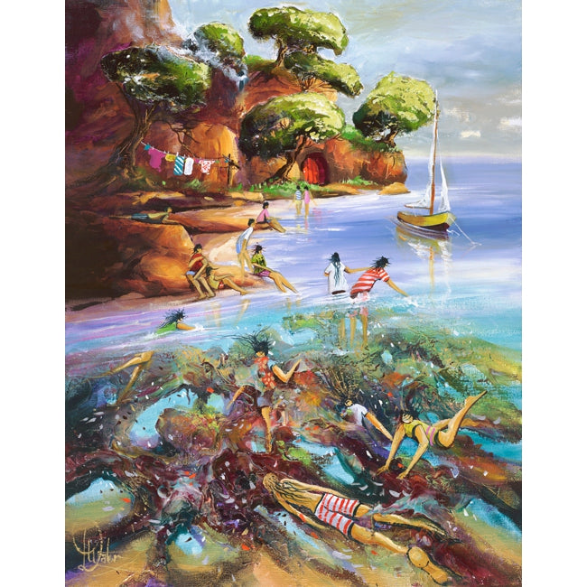 Donald Waters Waterhole Meltdown Fine Art Print