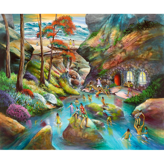 Donal Waters Loving Life Fine Art Print