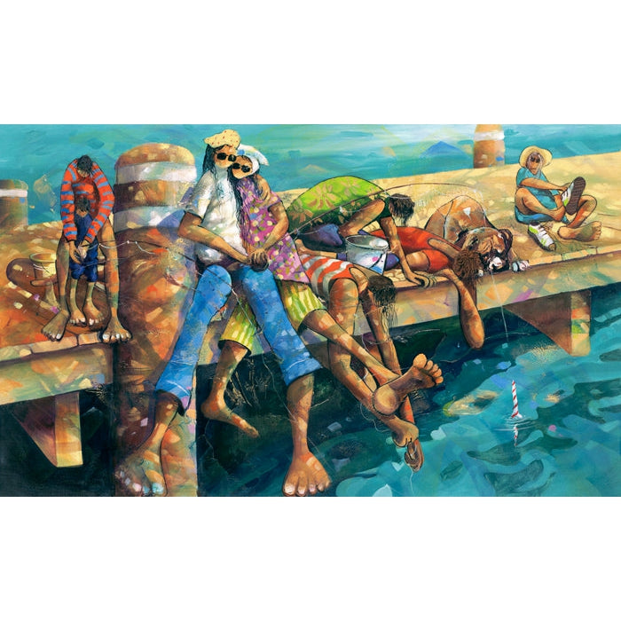 Donald Waters Nibbles Fine Art Print