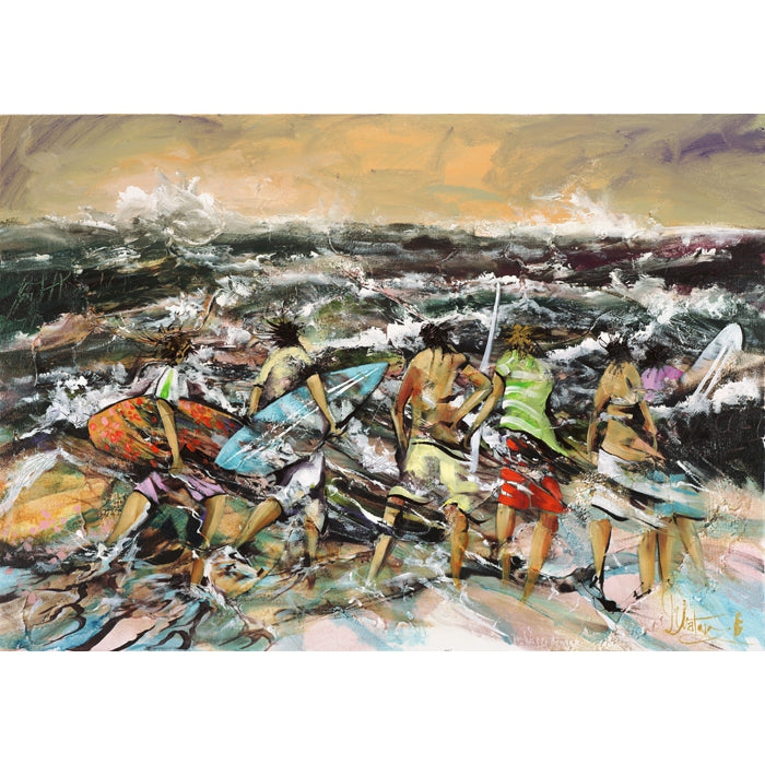 Donald Waters No Way Fine Art Print