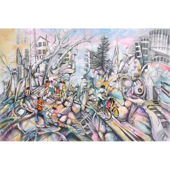 Donald Waters Over The Top Fine Art Print