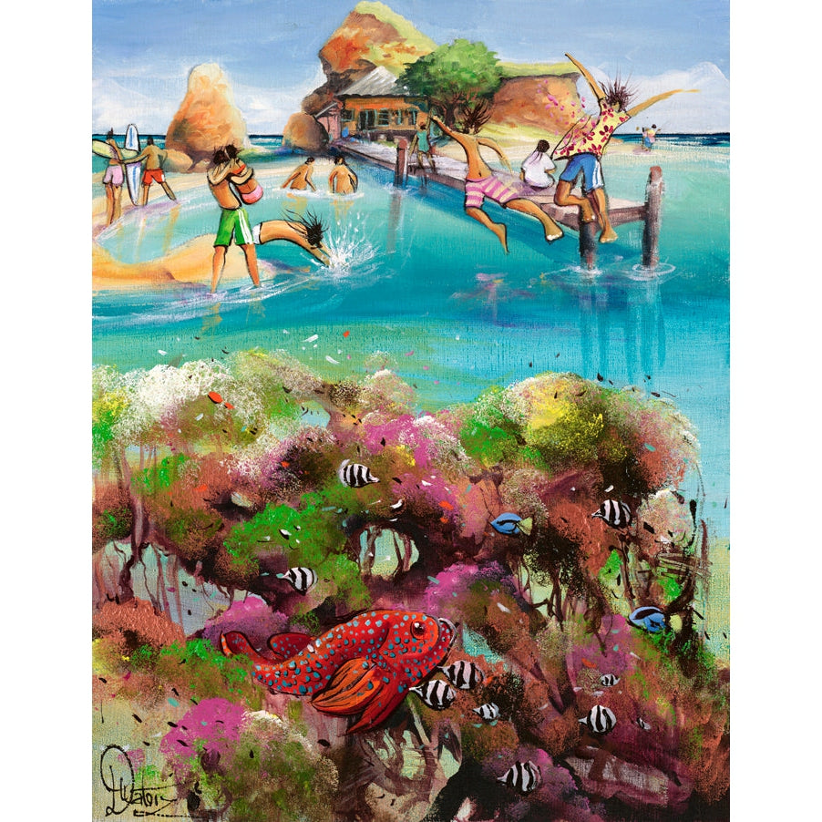 Donald Waters Party Time Fine Art Print