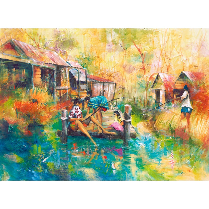 Donald Waters Past Time Fine Art Print