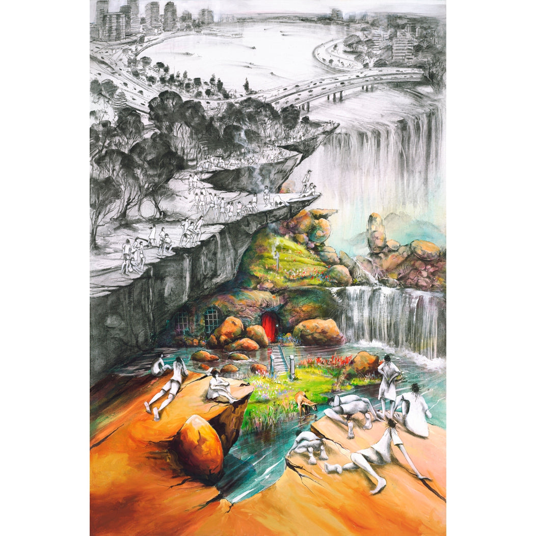 Donald Waters Searching Fine Art Print