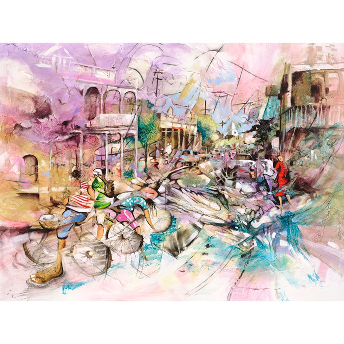 Donald Waters Stepping Back Fine Art Print