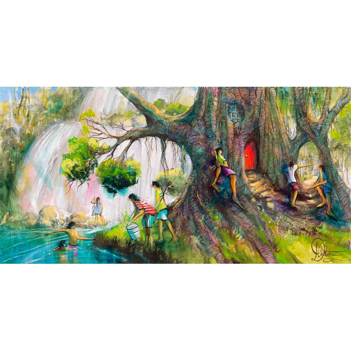 Donald Waters Tea Time Fine Art Print