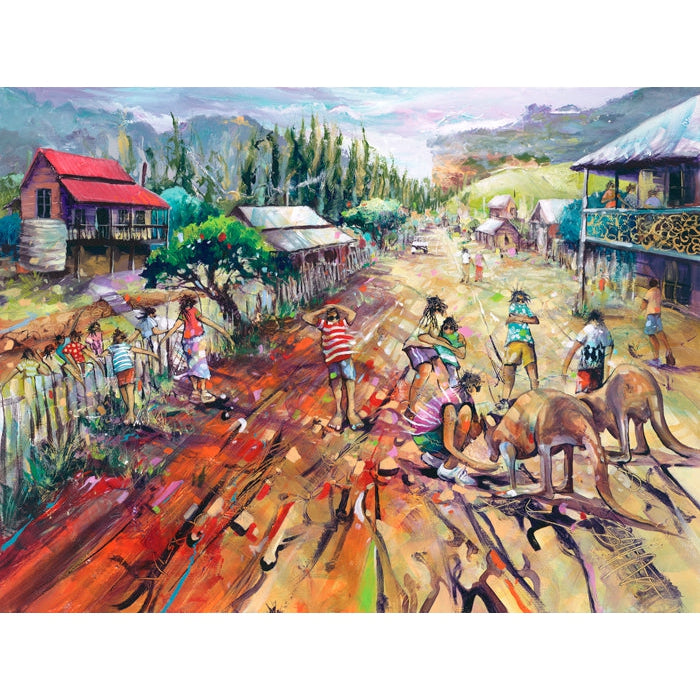 Donald Waters The Entertainers Fine Art Print