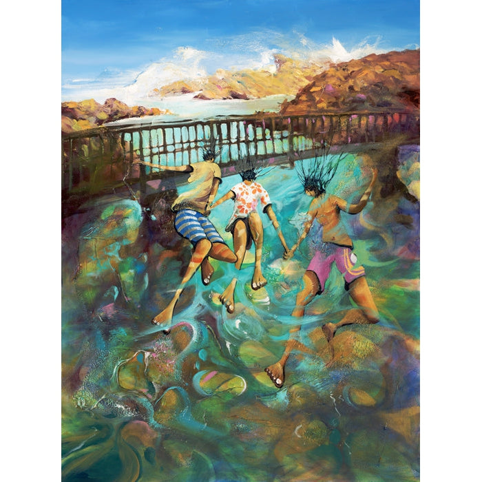 Donald Waters Together Fine Art Print