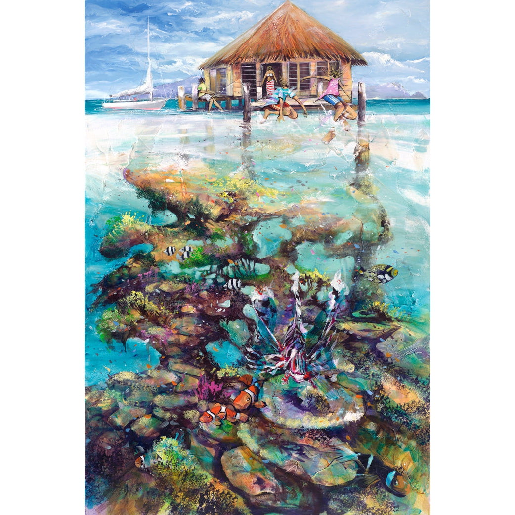 Donald Waters Top of the World Fine Art Print