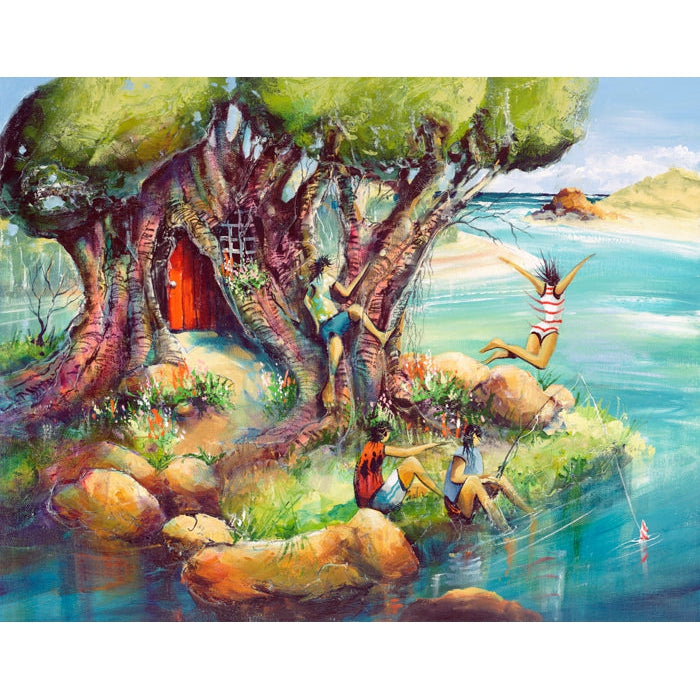 Donald Waters We'll Never Grow Up Fine Art Print