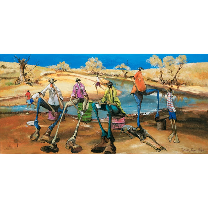 Donald Waters What Are The Kids Up To Fine Art Print