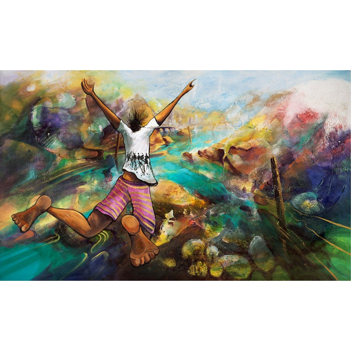 Donald Waters Who Cares Fine Art Print