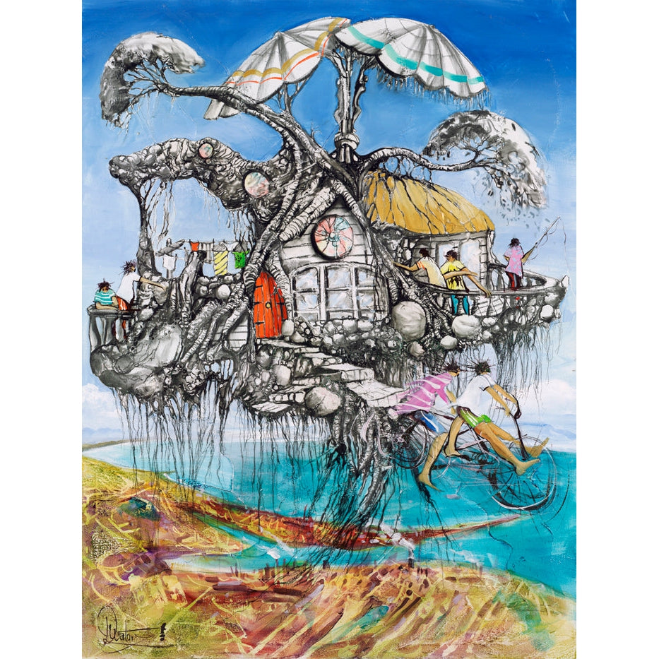 Donald Waters Who Forgot The Milk Fine Art Print