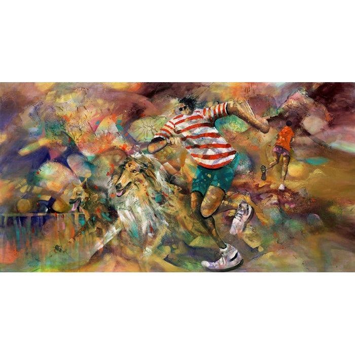 Donald Waters Workout Fine Art Print