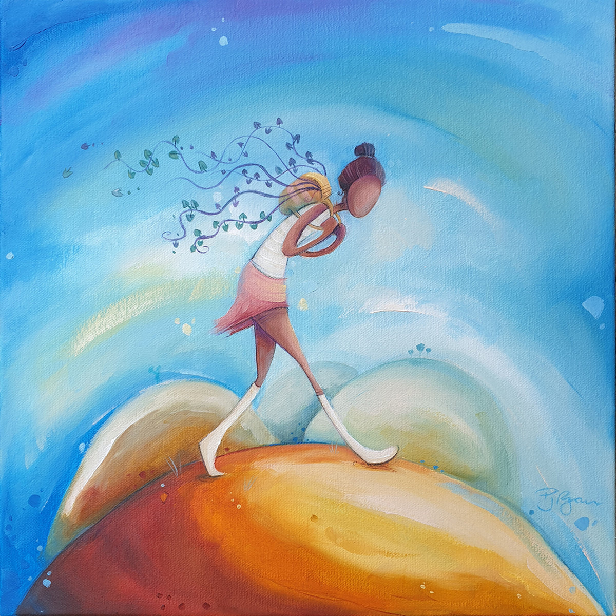 Heavy Hearts - Framed Original