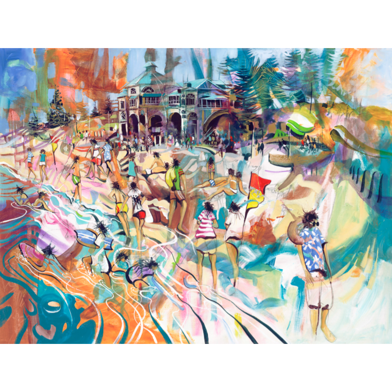 Centre of Attention - Matted Paper Print