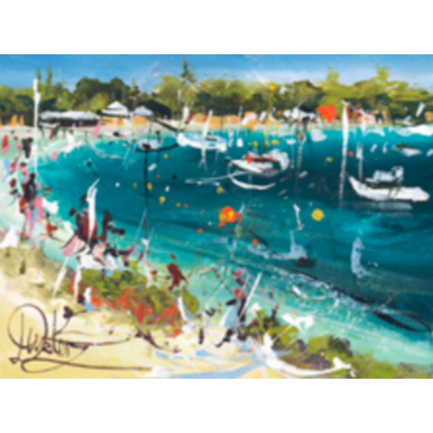 Rotto Rhythm 3 - Matted Paper Print