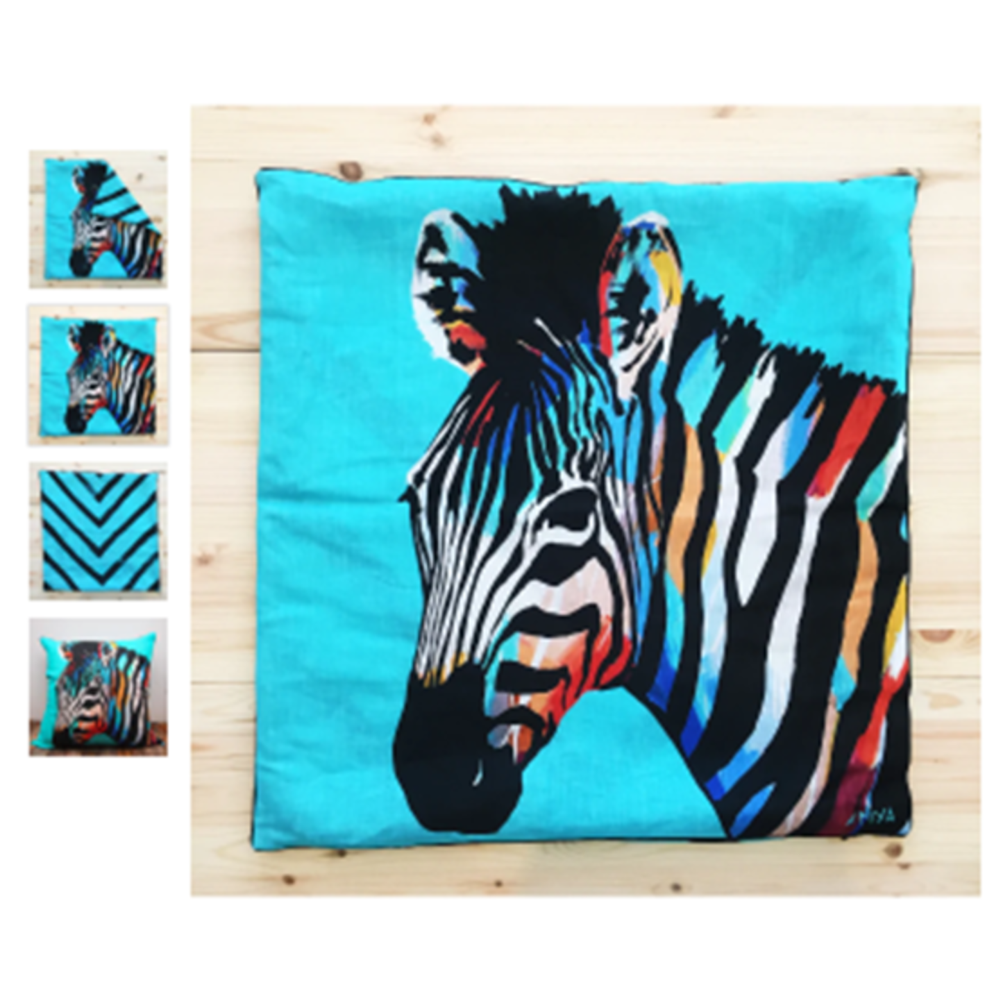 Zebra Cushion COVER