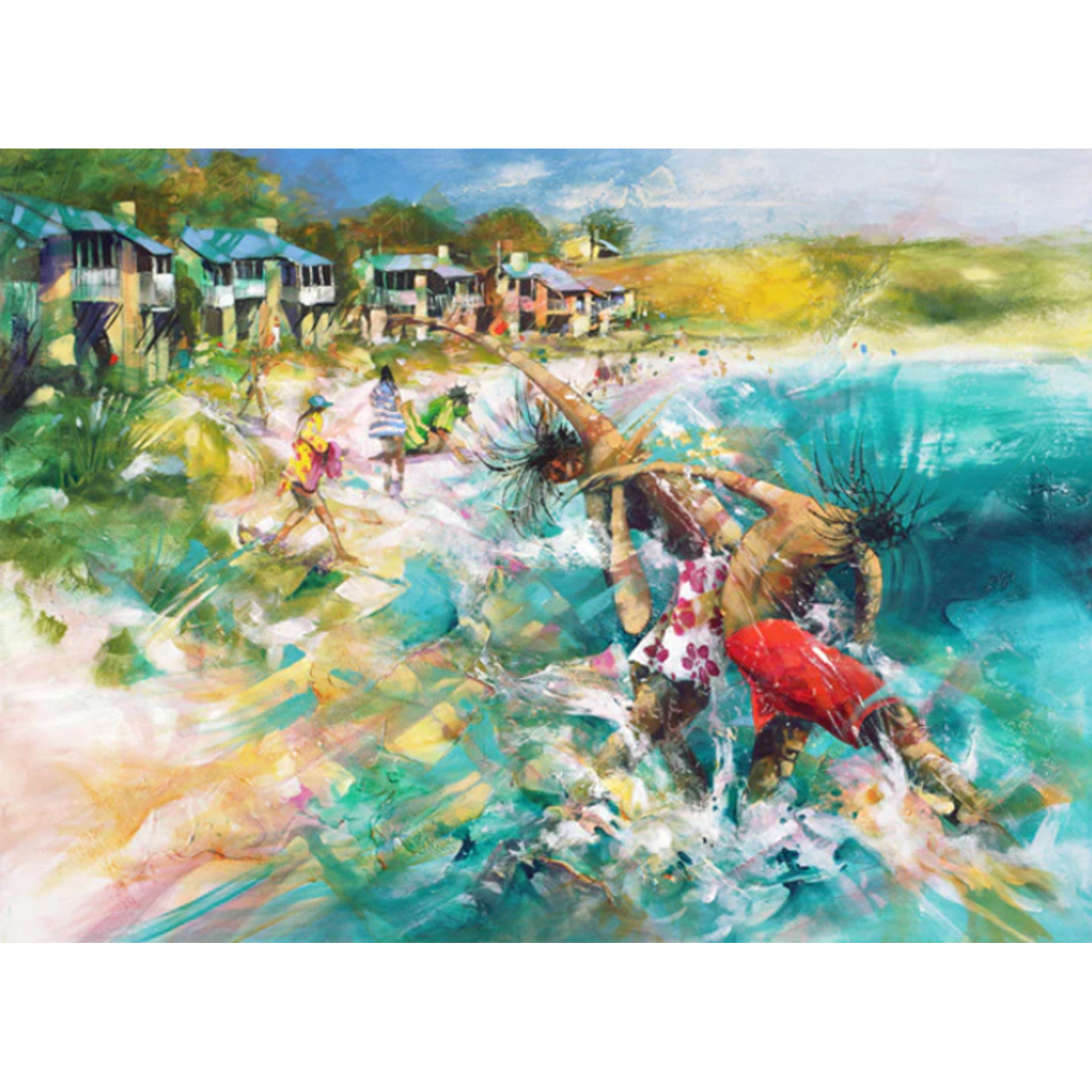 Big Splash - Matted Paper Print