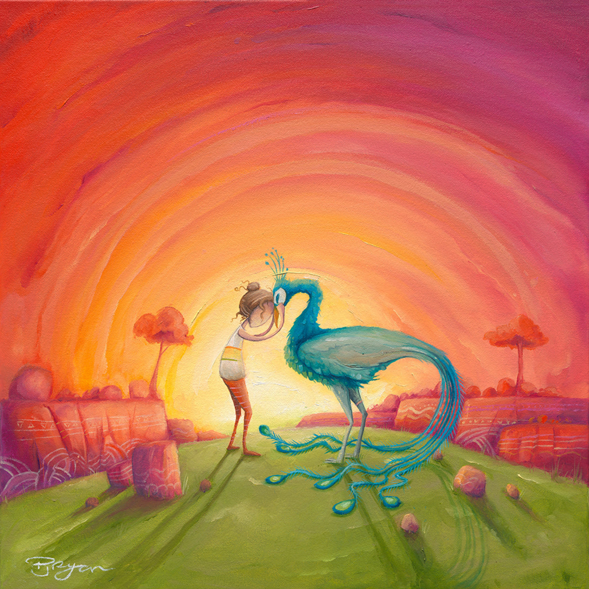 Artwork Greeting Card - Kindred