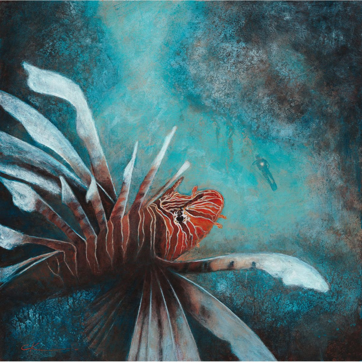 Sometimes the Safest Place to be is Underwater