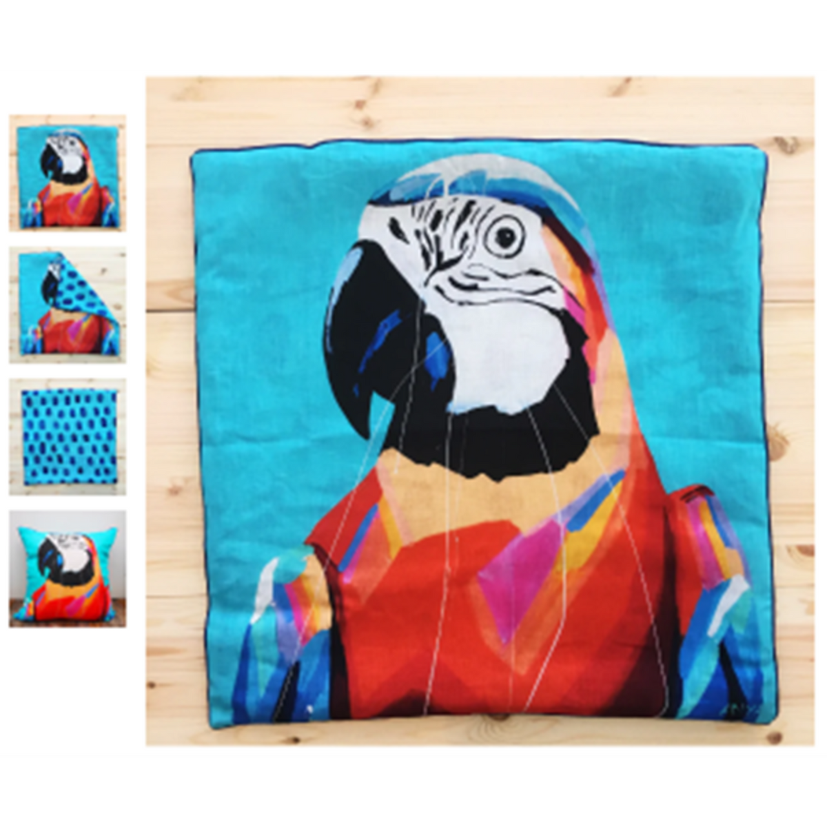 Macaw Cushion COVER