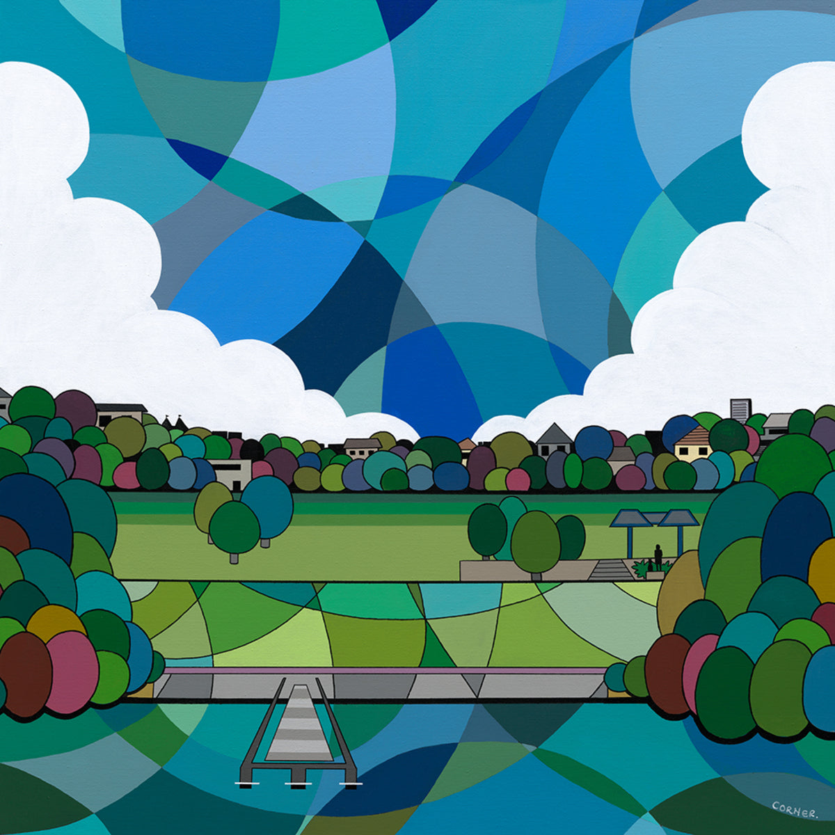 Artwork Greeting Card - J is for Joondalup