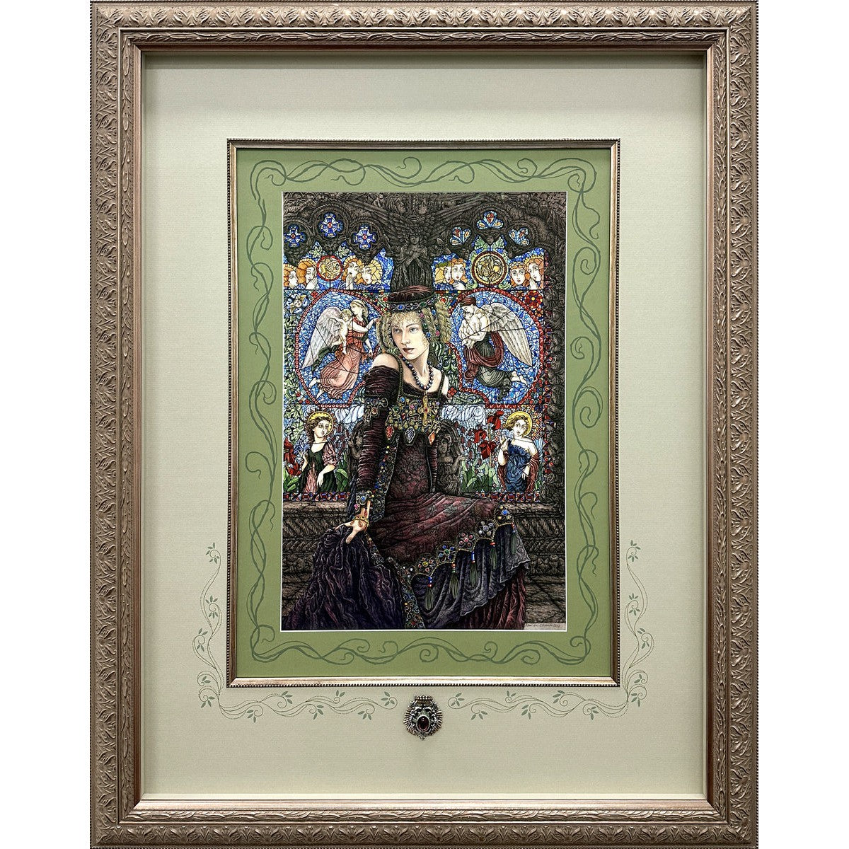 Silent Prayer Hand Embelished