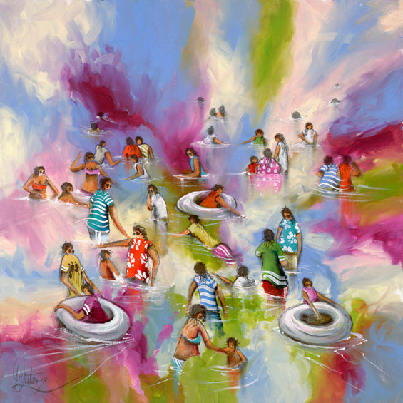 Donald Walters Floaties Fine Art Print